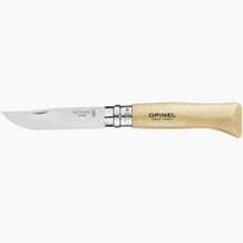 Load image into Gallery viewer, OPINEL N°08 Traditional Folding Knife S/S and Sheath Set - Beechwood