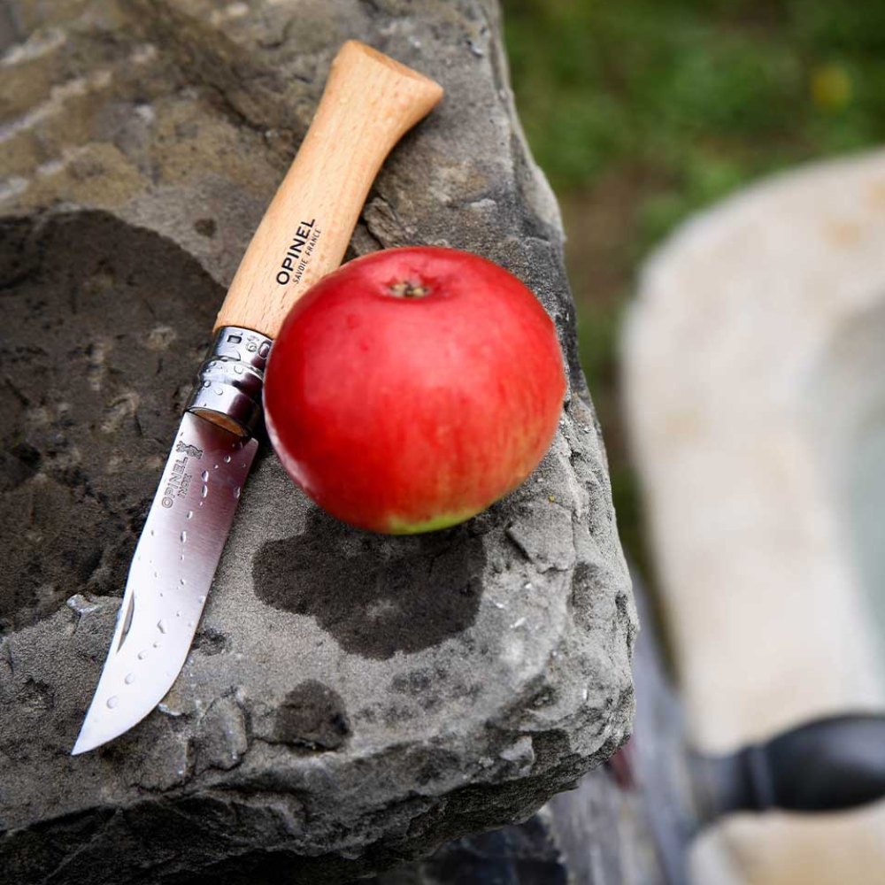 Traditional　OPINEL　Knife　S/S　N°09　Folding　Beechwood