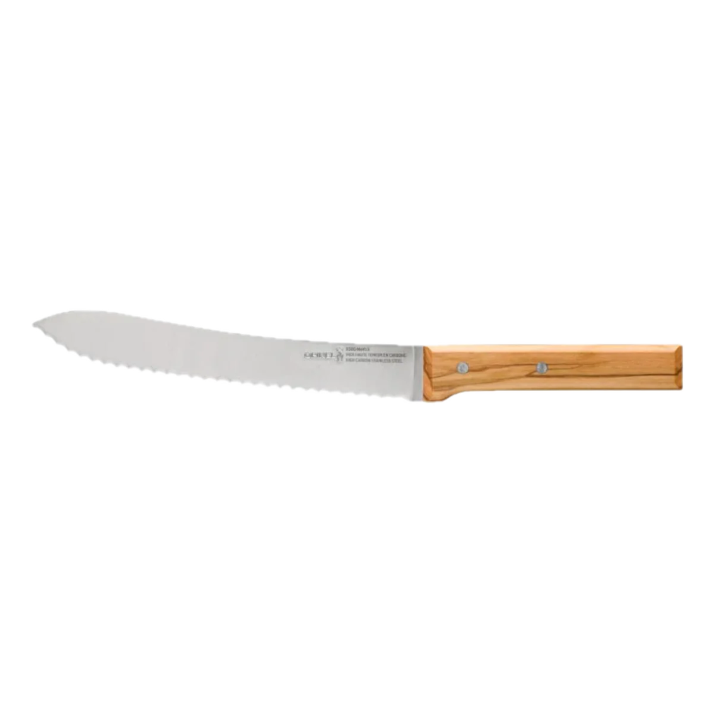 OPINEL N°116 Parallèle Bread knife - Olivewood