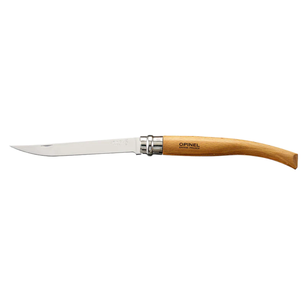 OPINEL N°12 Slim Folding Fillet Knife - Beechwood
