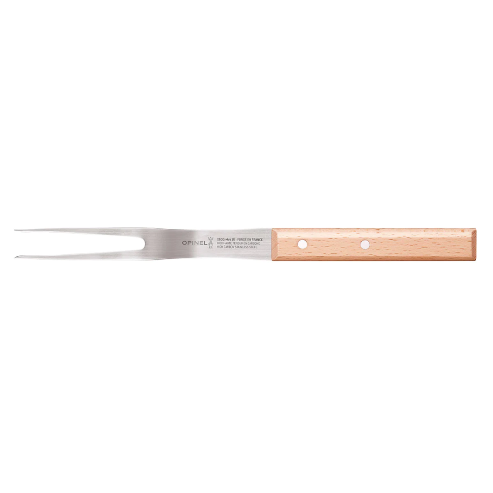 Load image into Gallery viewer, OPINEL N°124 Parallèle Carving Fork - Beechwood