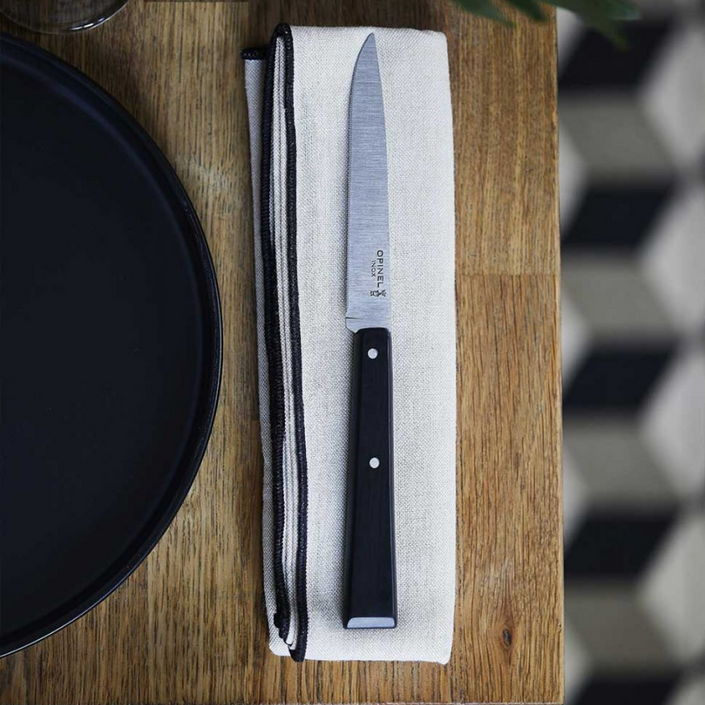 OPINEL N°125 Bon Appetit Table Knife Pro - Black