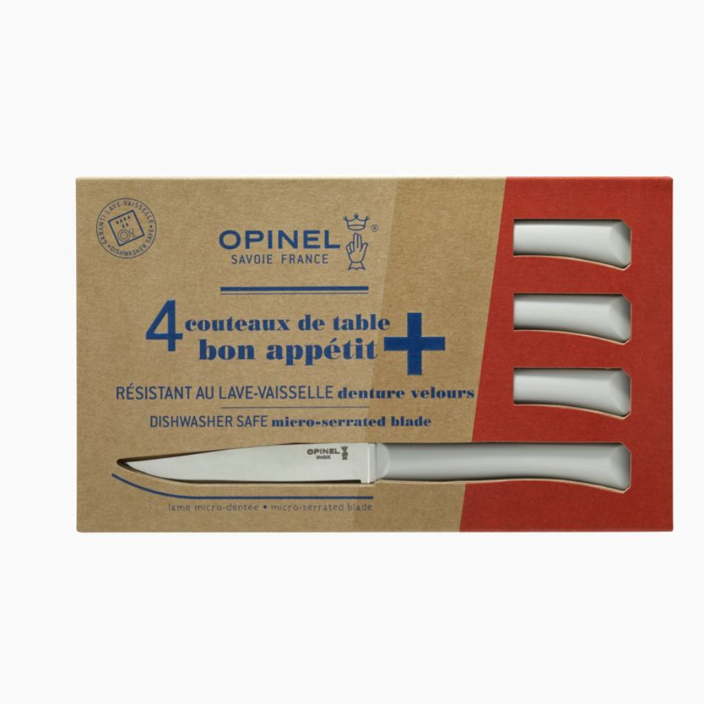 Load image into Gallery viewer, OPINEL N?125 Bon Appetit Table Knife Set of 4 - Cloud