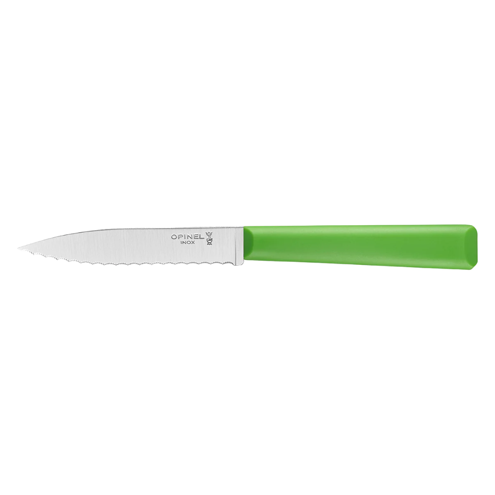 OPINEL N°313 Les Essentiels + Serrated Paring Knife - Green