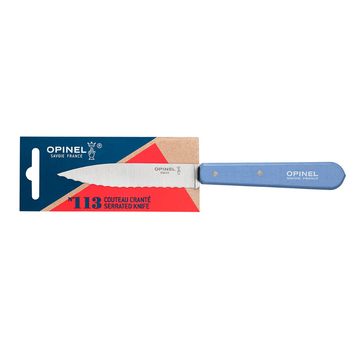 OPINEL Serrated N113 Paring Knife 10cm - Sky Blue
