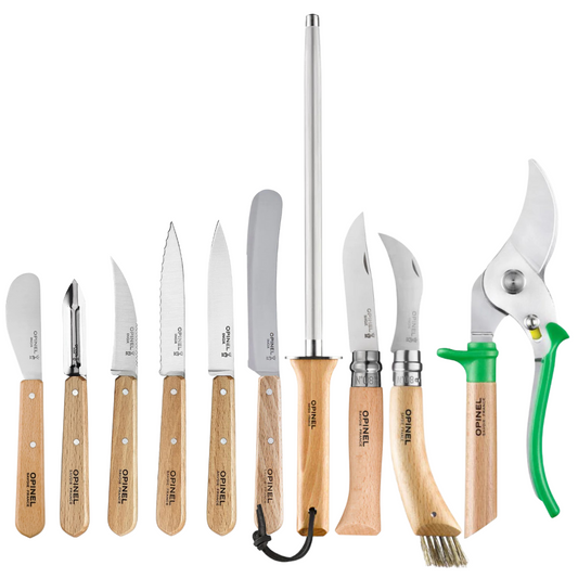 OPINEL Les Essentiels Deluxe Set - Grow Gather Harvest & Cook - Green