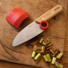 Load image into Gallery viewer, OPINEL Le Petit Childs Chef Knife + Finger Guard