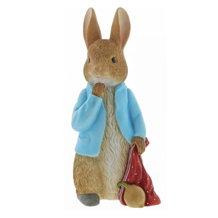 PETER RABBIT Beatrix Potter Large Figurine - Peter Rabbit With Onions