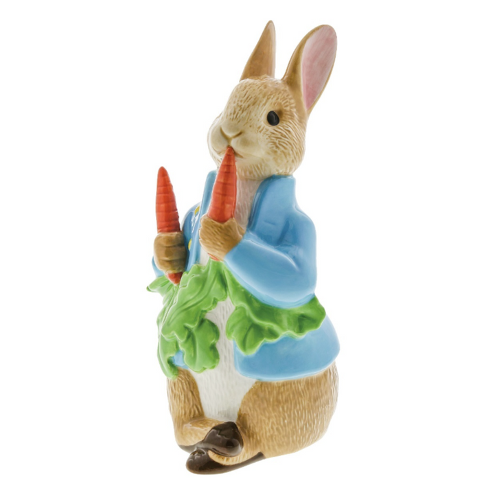 PETER RABBIT Beatrix Potter Large Figurine - Peter Rabbit With Radishes