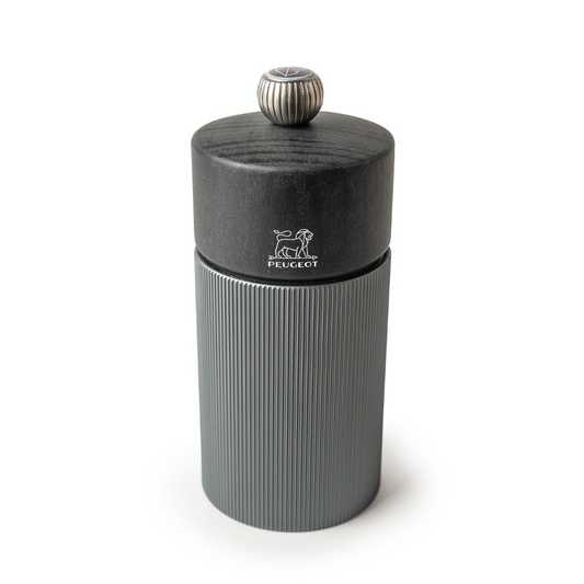 PEUGEOT Line Salt Mill Aluminium & Graphite Wood - 12cm