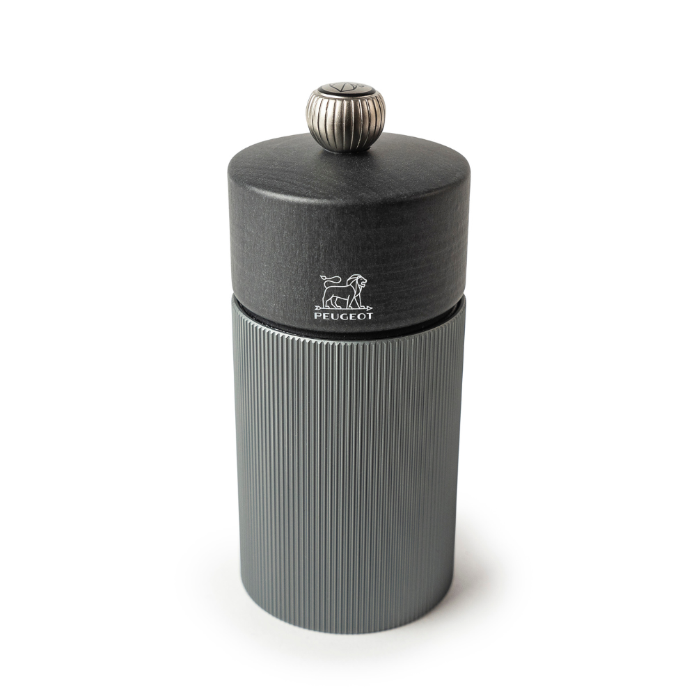 Load image into Gallery viewer, PEUGEOT Line Pepper Mill Aluminium &amp; Graphite Wood - 12cm