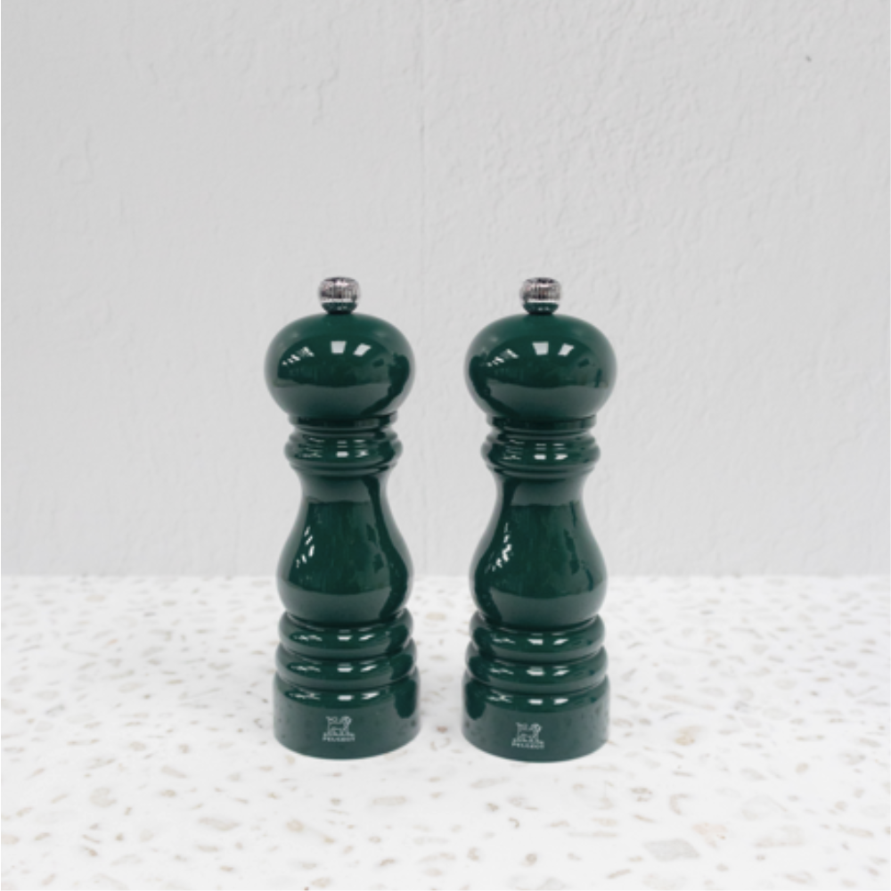 Load image into Gallery viewer, PEUGEOT Paris Salt/Pepper Mill Set Forest Green - 18cm