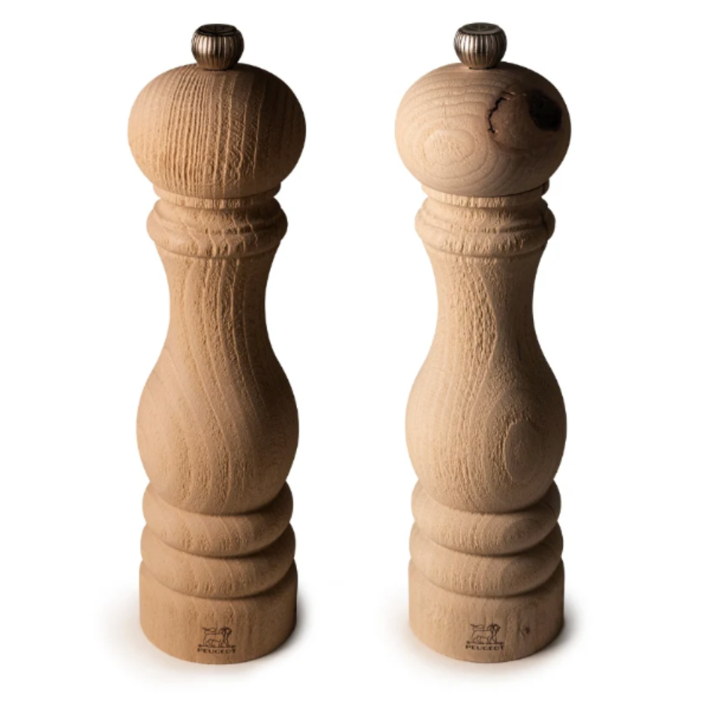 Load image into Gallery viewer, PEUGEOT 100% Nature Paris Salt/Pepper Mill Set Beechwood - 22cm