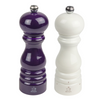 PEUGEOT Paris u'Select Salt/Pepper Mill Set Gloss Ivory & Eggplant - 18cm