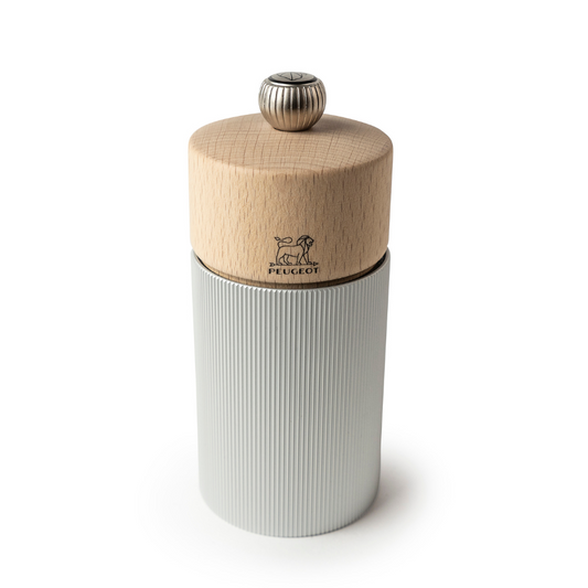 PEUGEOT Line Pepper Mill Aluminium & Natural Wood - 12cm