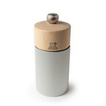Load image into Gallery viewer, PEUGEOT Line Pepper Mill Aluminium &amp; Natural Wood - 12cm
