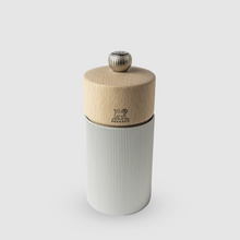 Load image into Gallery viewer, PEUGEOT Line Pepper Mill Aluminium &amp; Natural Wood - 12cm