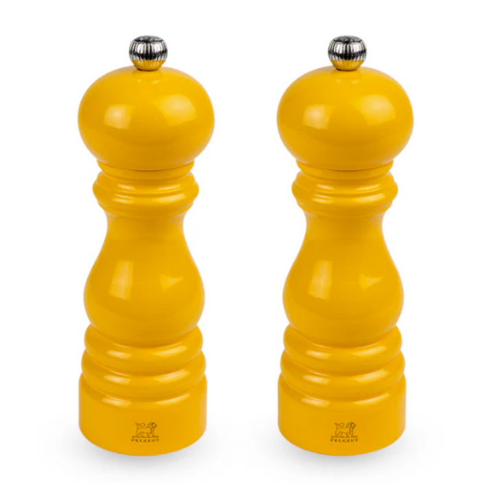 PEUGEOT Paris u'Select Salt/Pepper Mill Set Gloss Saffron Yellow - 18cm