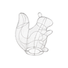 ESSCHERT DESIGN Topiary Frame - Squirrel