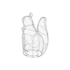ESSCHERT DESIGN Topiary Frame - Squirrel