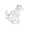 ESSCHERT DESIGN Topiary Frame - Dog