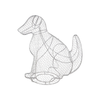 ESSCHERT DESIGN Topiary Frame - Dog