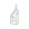 ESSCHERT DESIGN Topiary Frame - Rabbit