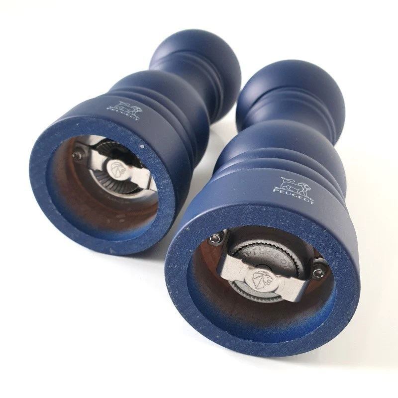 Load image into Gallery viewer, PEUGEOT Paris Salt/Pepper Mill Set Deep Blue Duo - 18cm