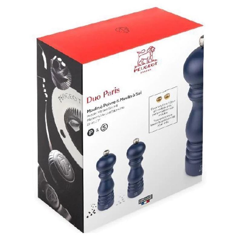 Load image into Gallery viewer, PEUGEOT Paris Salt/Pepper Mill Set Deep Blue Duo - 18cm