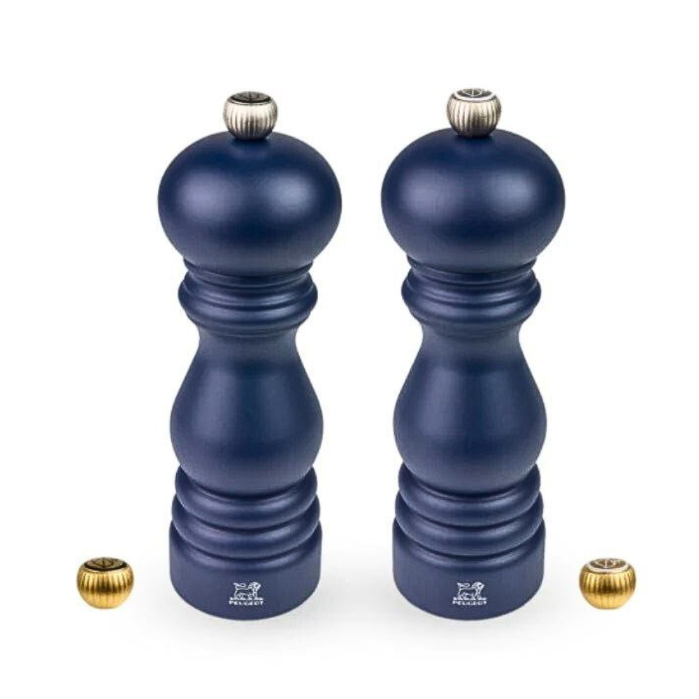 Load image into Gallery viewer, PEUGEOT Paris Salt/Pepper Mill Set Deep Blue Duo - 18cm