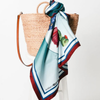 ARTIFACT Square Silk Scarf - Plume