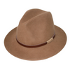 RIGON HEADWEAR Paterson Fedora - Camel