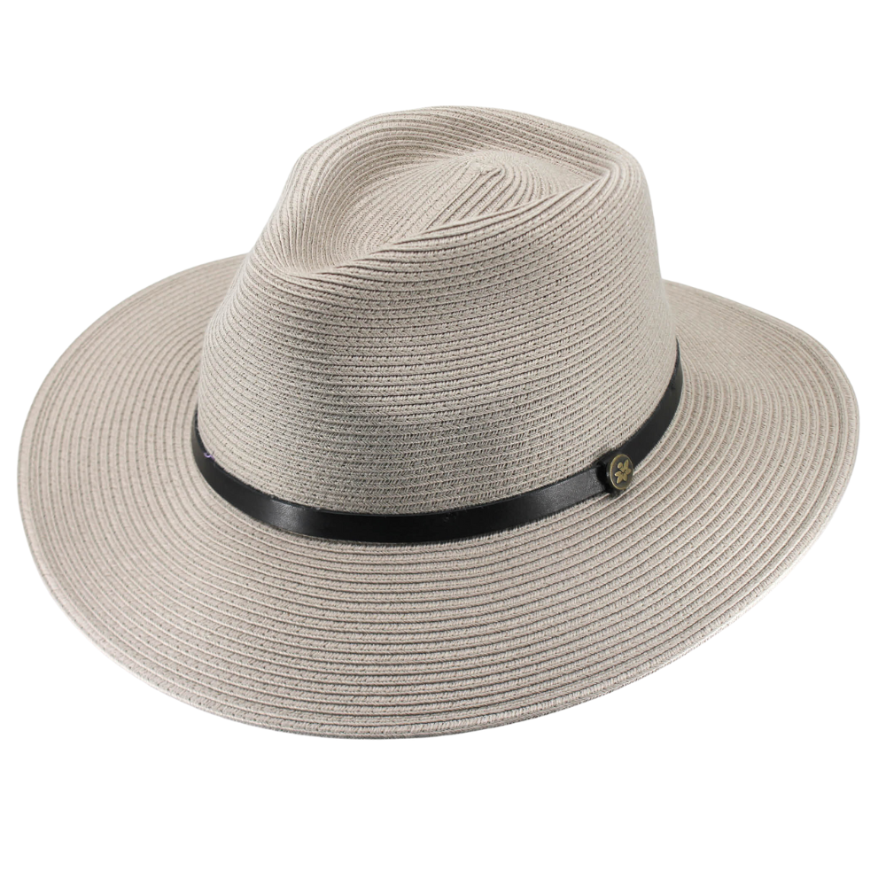 Load image into Gallery viewer, RIGON HEADWEAR Darby Fedora Flexbraid Hat - Stone