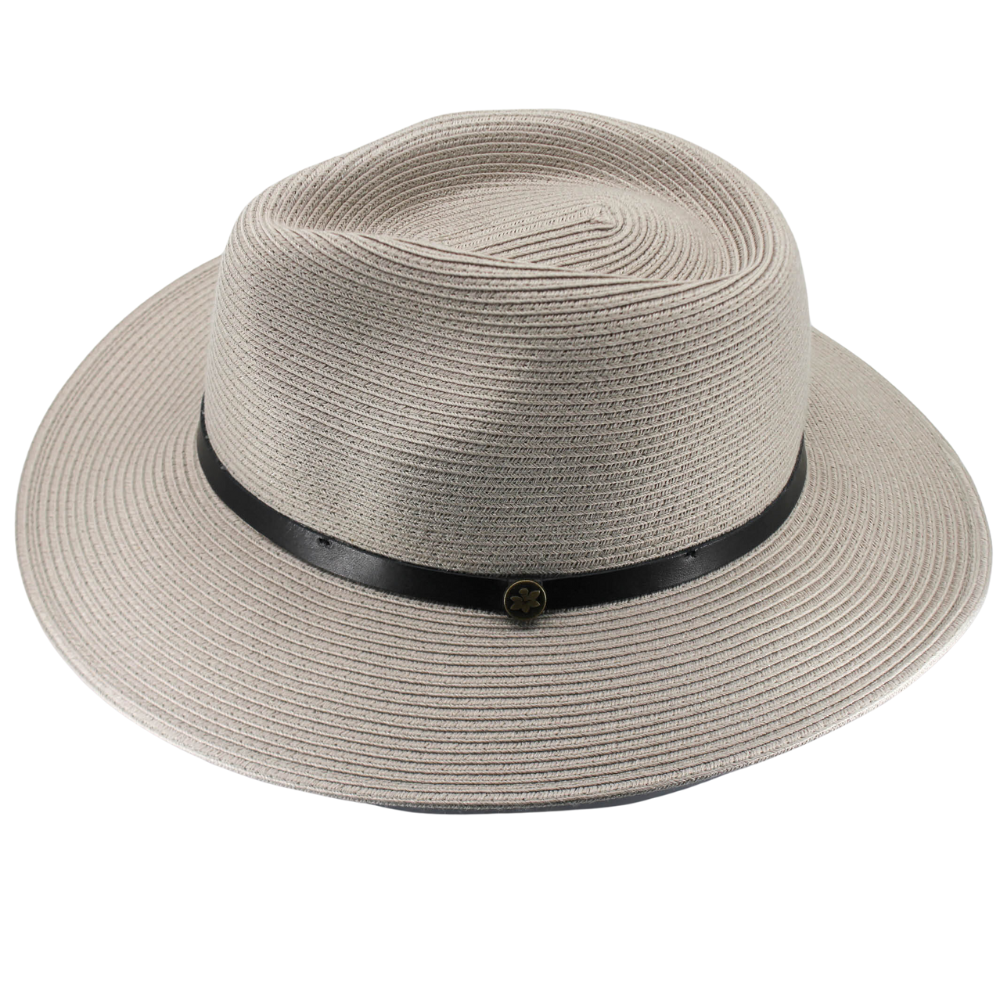 Load image into Gallery viewer, RIGON HEADWEAR Darby Fedora Flexbraid Hat - Stone