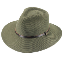 Load image into Gallery viewer, RIGON HEADWEAR Darby Fedora Flexbraid Hat - Dark Khaki