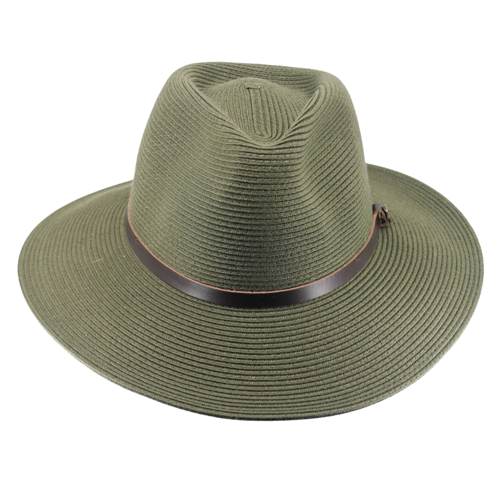 Load image into Gallery viewer, RIGON HEADWEAR Darby Fedora Flexbraid Hat - Dark Khaki