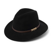 RIGON HEADWEAR Paterson Fedora - Black