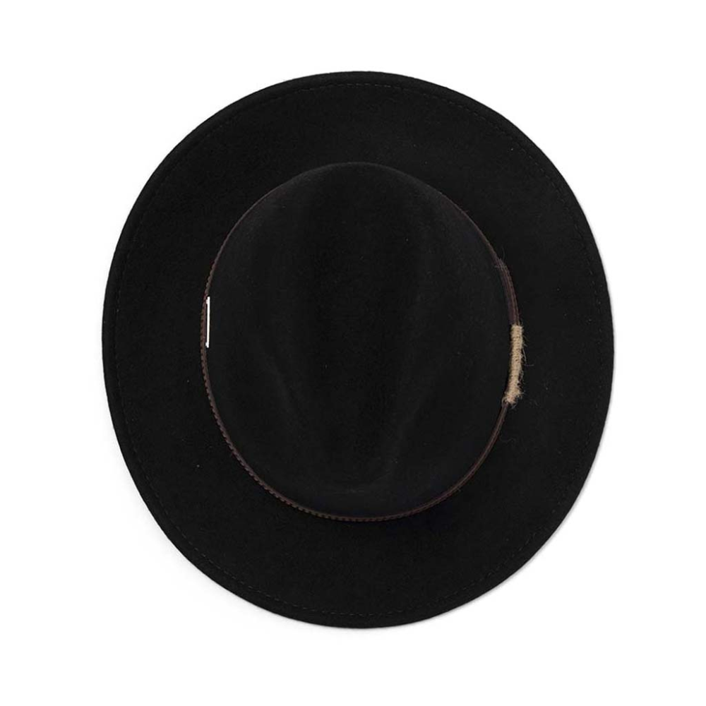 Load image into Gallery viewer, RIGON HEADWEAR Paterson Fedora - Black