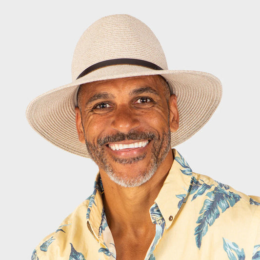 RIGON HEADWEAR Darby Flexibraid Fedora - Wheat