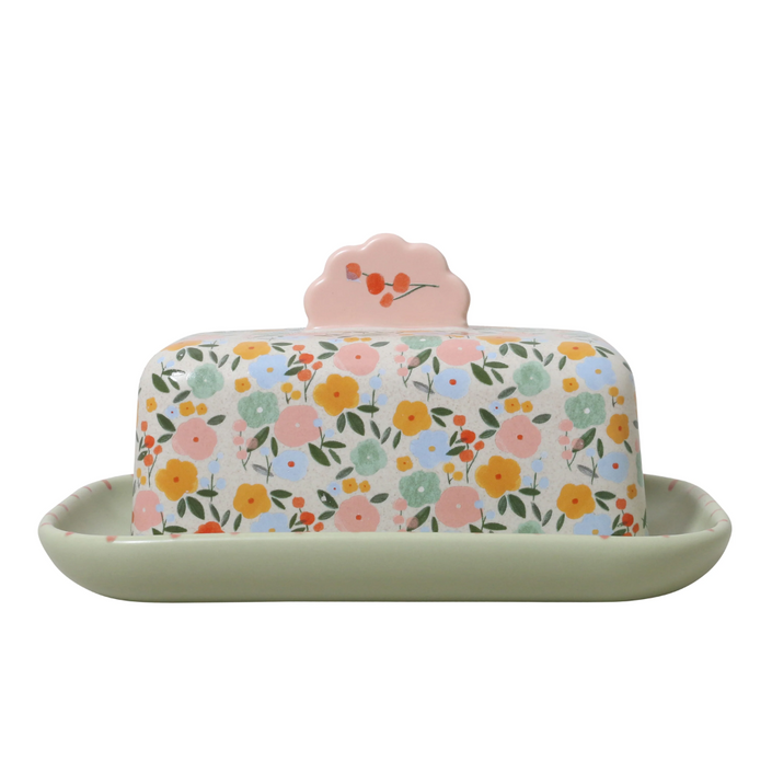 ROBERT GORDON Flower Market Butter Dish