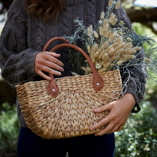 ROBERT GORDON Set of 2 Harvest Basket - Suede