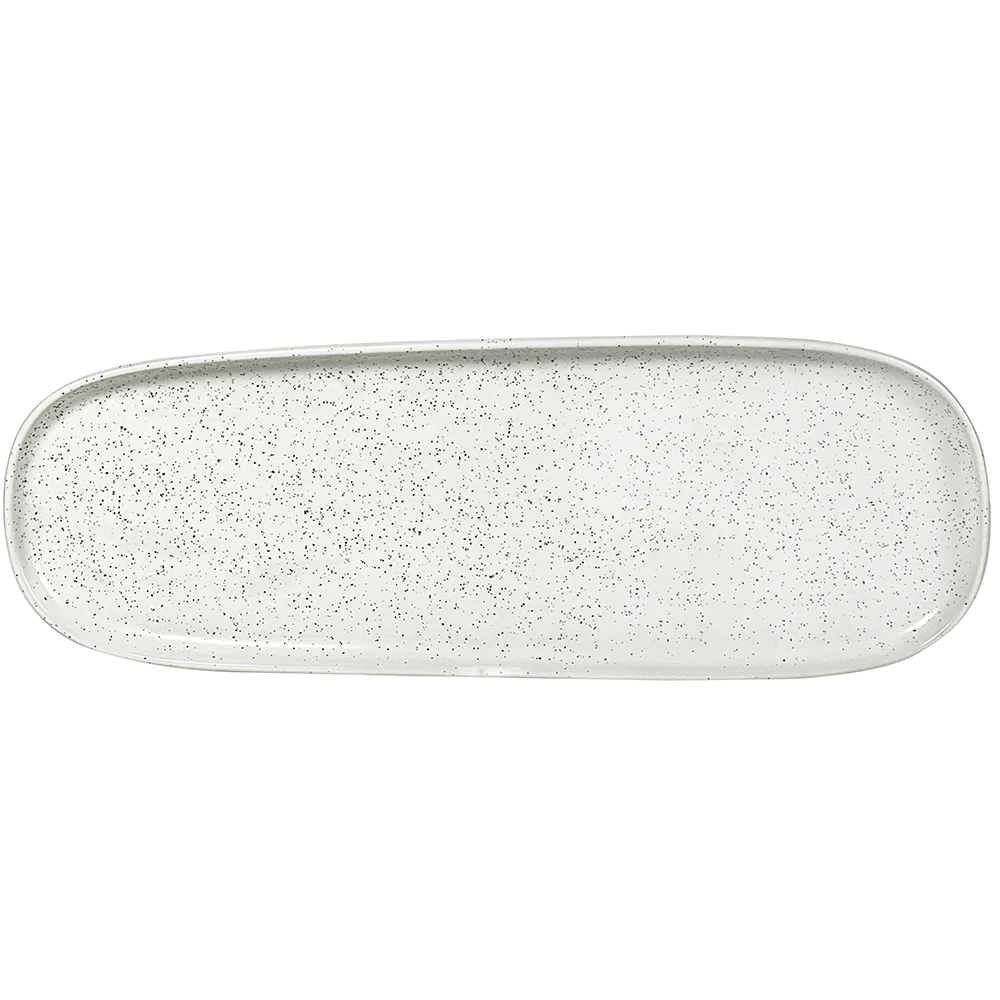 ROBERT GORDON Table of Plenty Long Platter - White Speckle