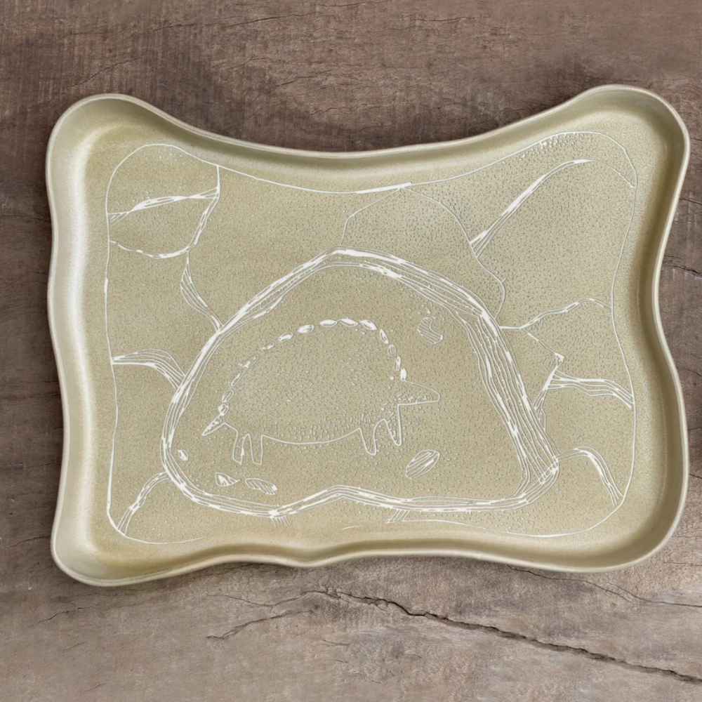 Load image into Gallery viewer, ROBERT GORDON x Juluwarlu Echidna Tray - Sage