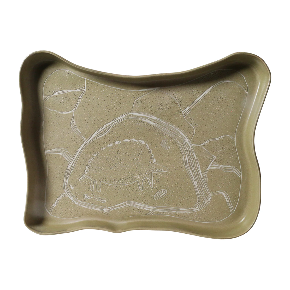 Load image into Gallery viewer, ROBERT GORDON x Juluwarlu Echidna Tray - Sage