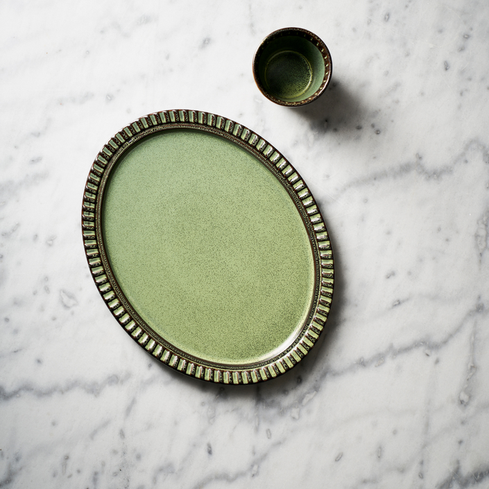 ROBERT GORDON Adelaide Oval Platter - Green