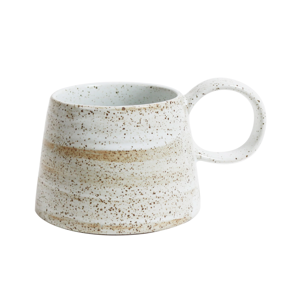 Load image into Gallery viewer, ROBERT GORDON Ceylon Large Handled Mug - White Glaze