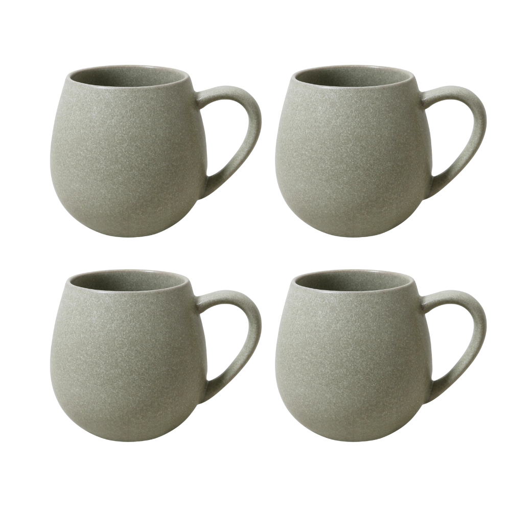 ROBERT GORDON Hug Me Mugs Set of 4 - Olive