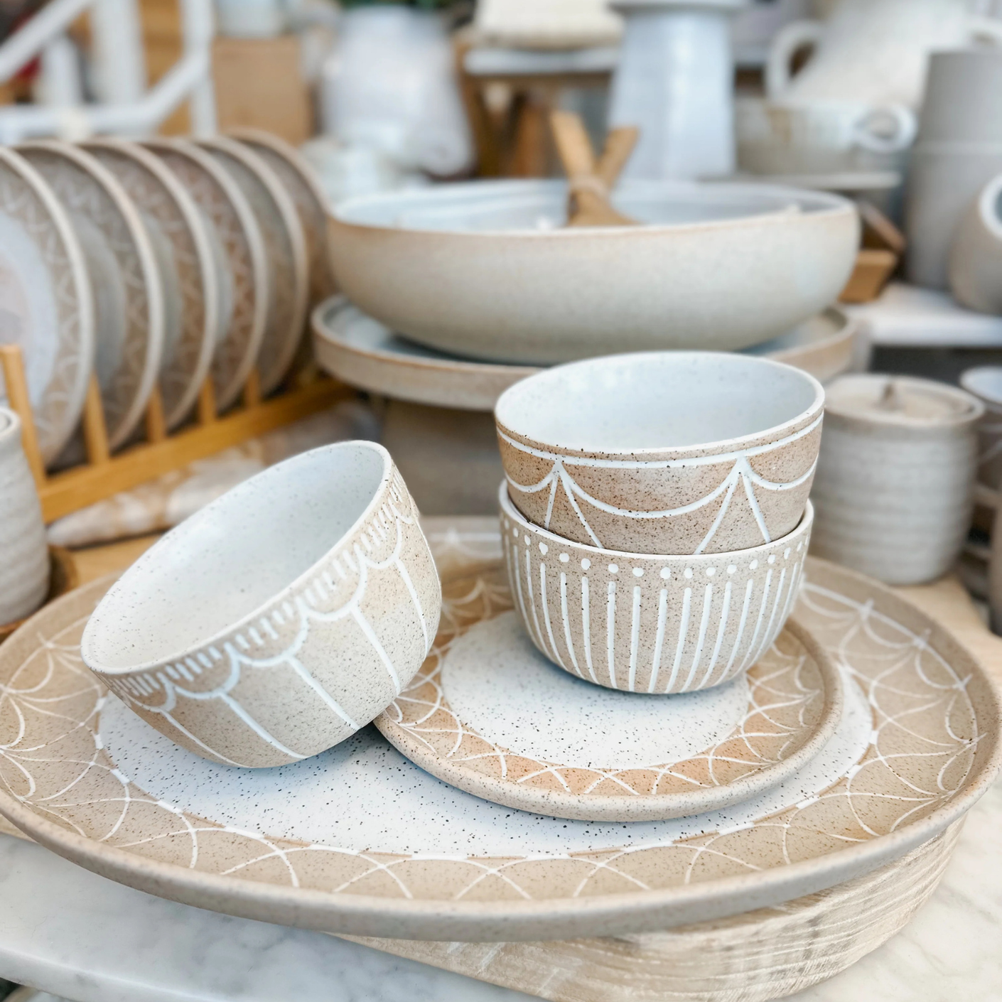 Load image into Gallery viewer, ROBERT GORDON Set of 3 Condiment Bowls 11cm - Natural Entertainer