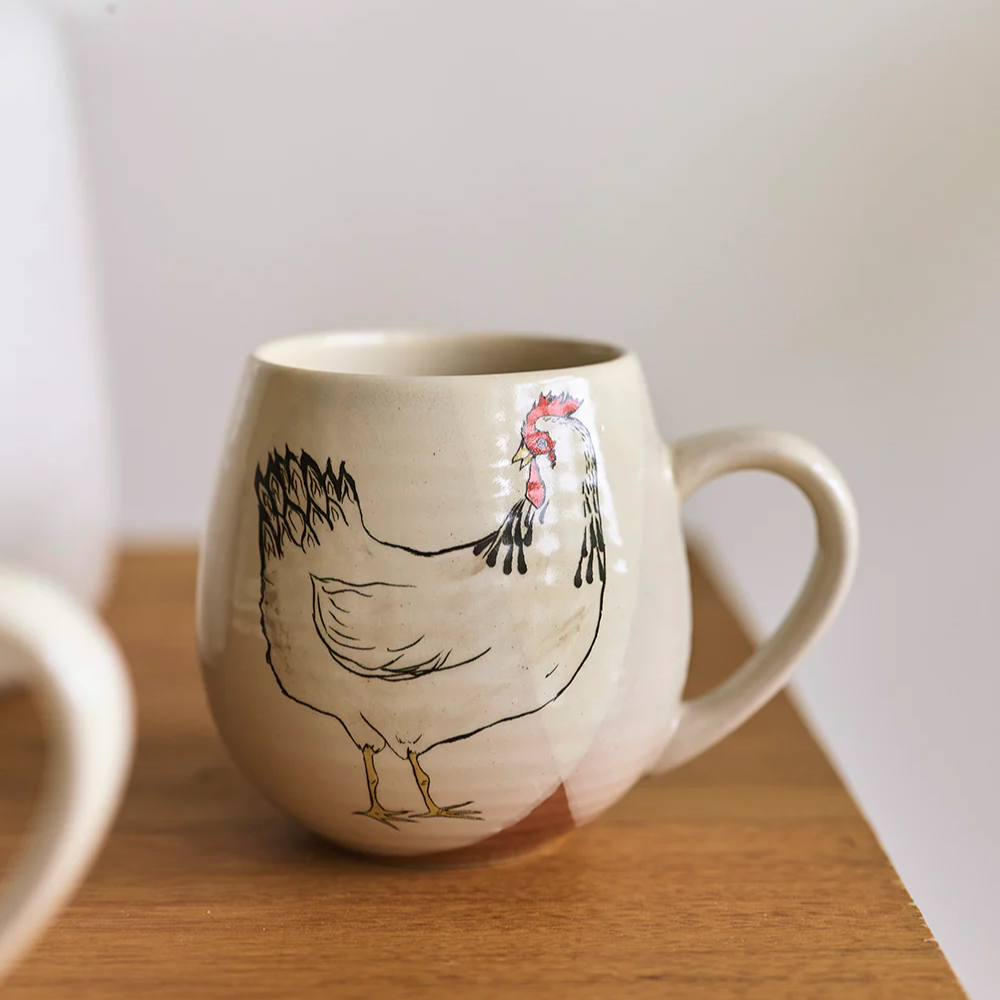 Load image into Gallery viewer, ROBERT GORDON x Emogen Clark Hug Mug Chickens - Jen &amp; Baby 2pc set