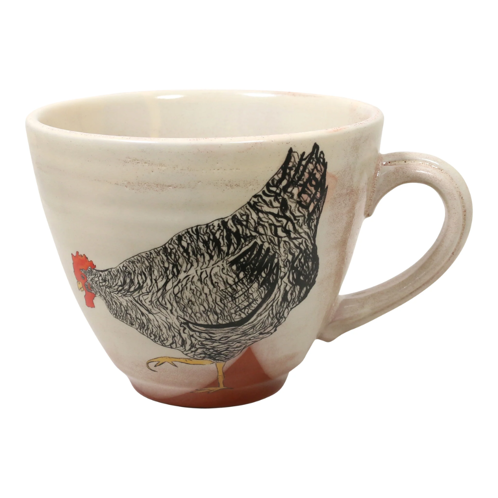 Load image into Gallery viewer, ROBERT GORDON x Emogen Clark Oversize Mug Chickens - Mabel